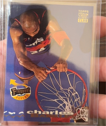 1993-94 Topps Stadium Club #188 Charles Barkley Frequent Flyers — front