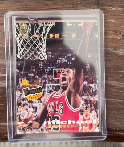 1993-94 Topps Stadium Club #181 Michael Jordan Frequent Flyers — front