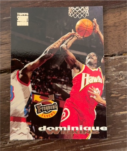 1993-94 Topps Stadium Club #182 Dominique Wilkins Frequent Flyers — front