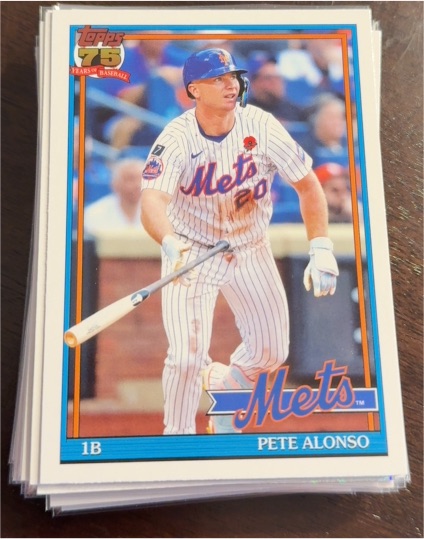 2026 Topps Series 1 1991 #T91-12 Pete Alonso — front
