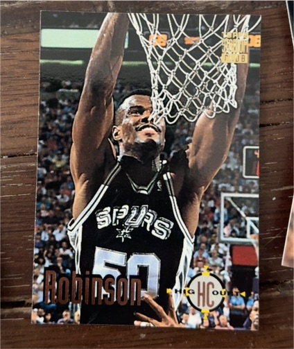1993-94 Topps Stadium Club High Court #172 David Robinson — front