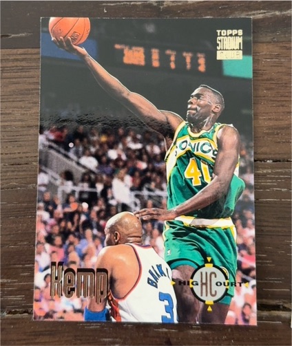 1993-94 Topps Stadium Club High Court #173 Shawn Kemp — front