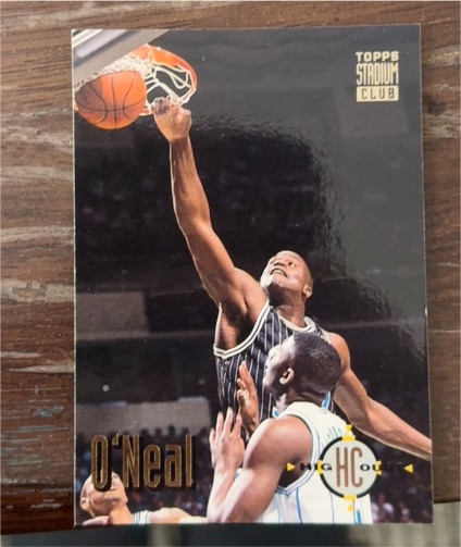 1993-94 Topps Stadium Club #175 Shaquille O'Neal High Court — front