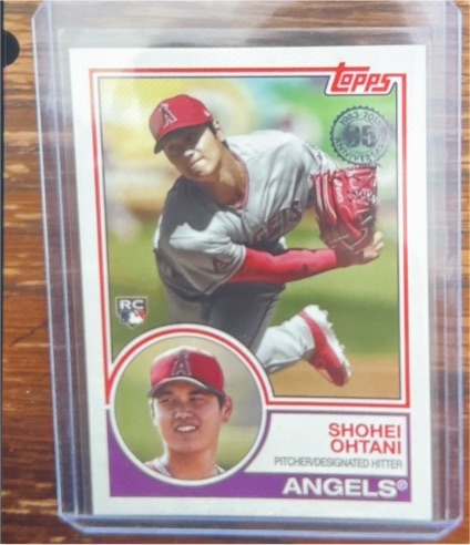 2018 Topps Update Series #83-2 Shohei Ohtani — front