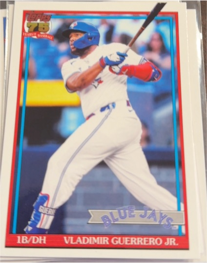 2026 Topps Series 1 #T91-9 Vladimir Guerrero Jr. — front