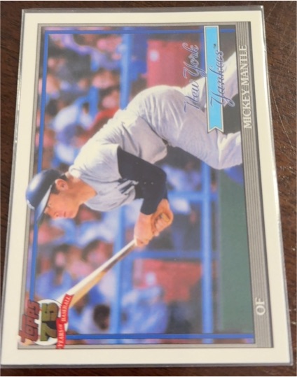 2026 Topps #T91-48 Mickey Mantle — front