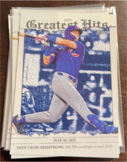 2026 Topps Series 1 #GH-1 Pete Crow-Armstrong 2025 Greatest Hits — front