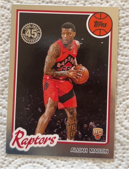 2025-26 Topps 45th Anniversary #80BK-82 Alijah Martin — front