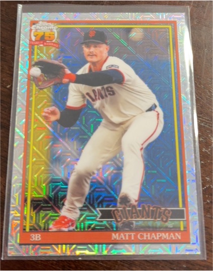 2026 Topps Series 1 Silver Pack Mojo #91C-97 Matt Chapman — front