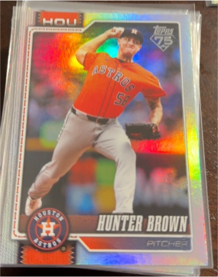 2026 Topps Series 1 #264 Hunter Brown — front