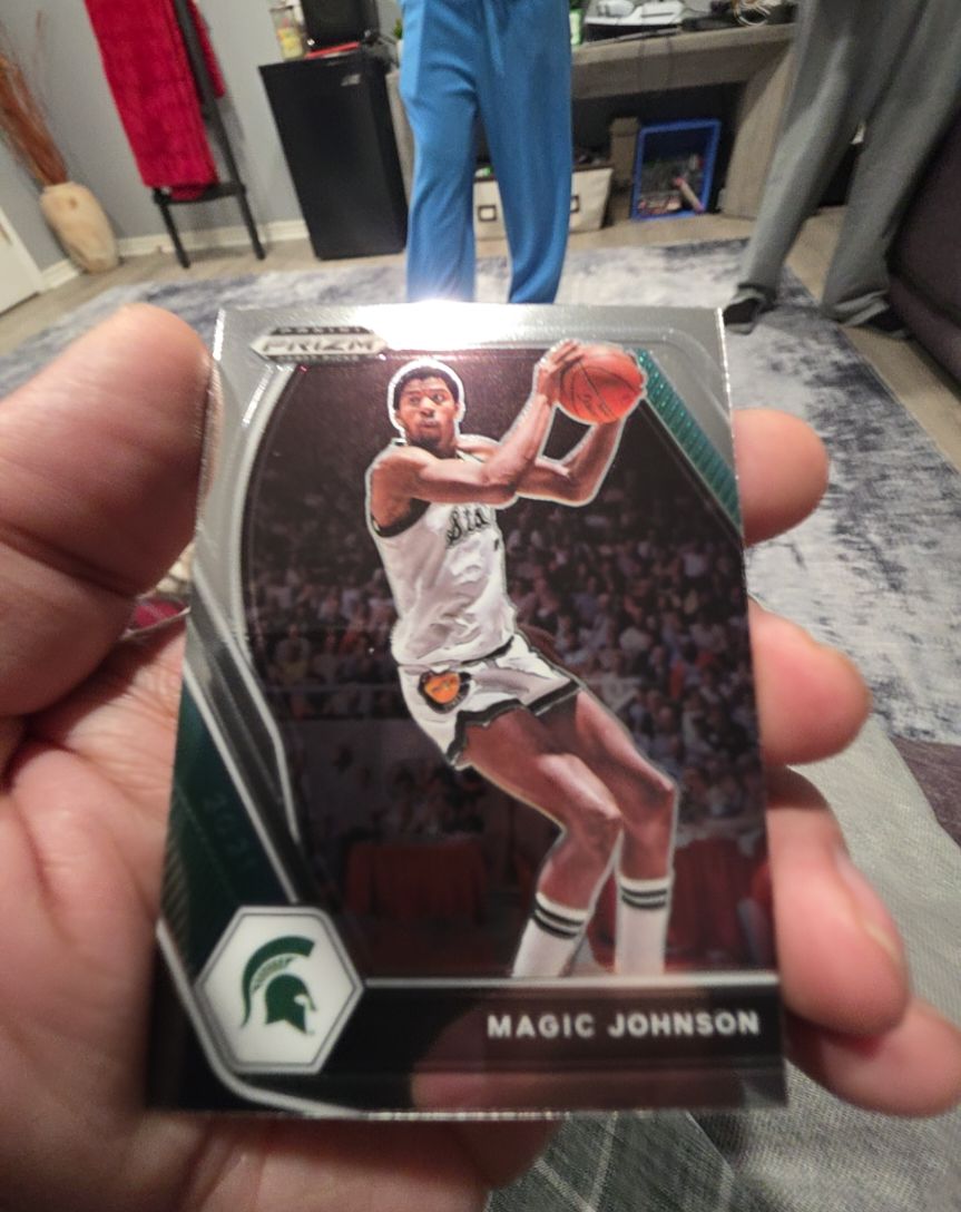 2021 Panini Prizm Draft Picks #86 Magic Johnson — front