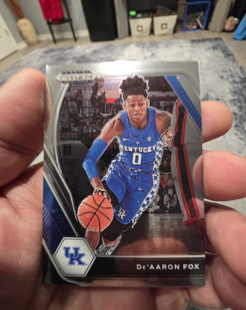 2021 Panini Prizm Draft Picks #72 De'Aaron Fox — front