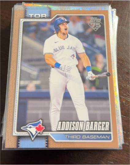 2026 Topps Series 1 #241 Addison Barger — front