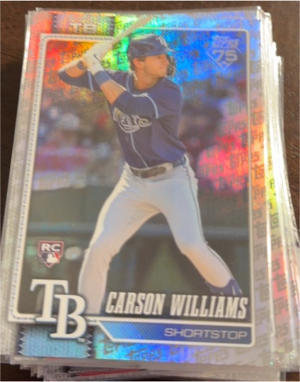 2026 Topps Series 1 #25 Carson Williams — front