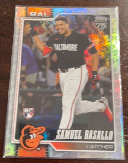 2026 Topps Series 1 #104 Samuel Basallo — front