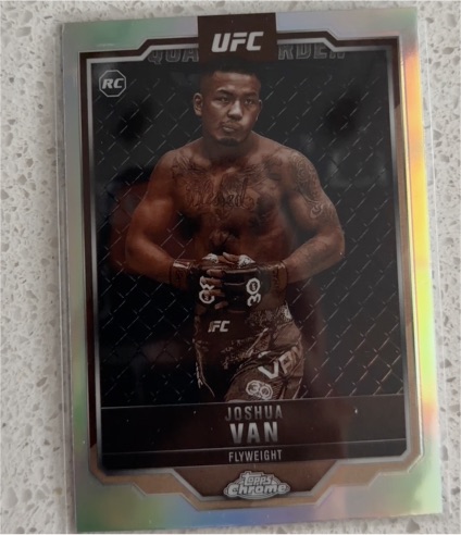 2025 Topps Chrome UFC #136 Joshua Van — front