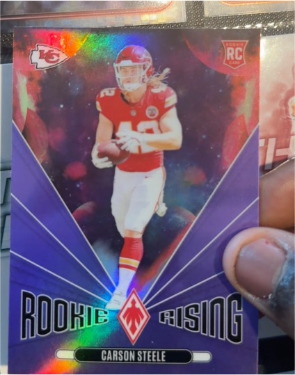 2024 Panini Phoenix Rookie Rising #RR-CSE Carson Steele — front