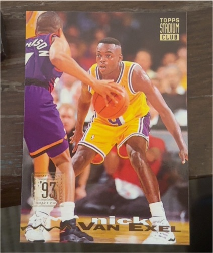 1993-94 Topps Stadium Club #281 Nick Van Exel — front