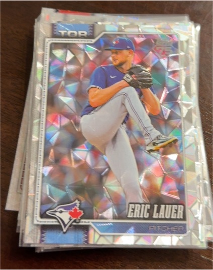 2026 Topps Series 1 #175 Eric Lauer Diamante Foil — front
