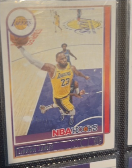 2021-22 Panini NBA Hoops #136 LeBron James — front