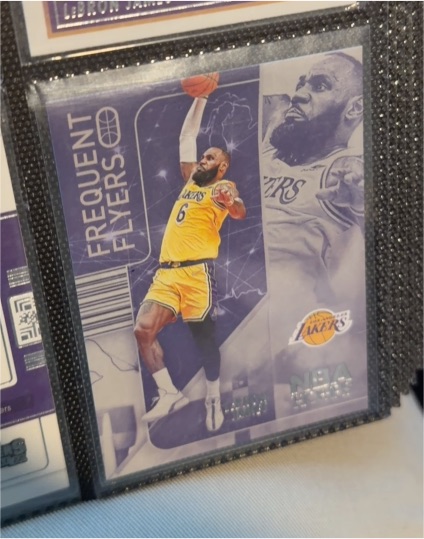 2022-23 Panini NBA Hoops Frequent Flyers #6 LeBron James — front