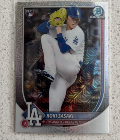 2025 Bowman Chrome #12 Roki Sasaki — front