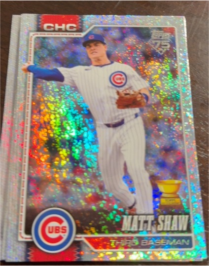 2026 Topps Series 1 #27 Matt Shaw — front