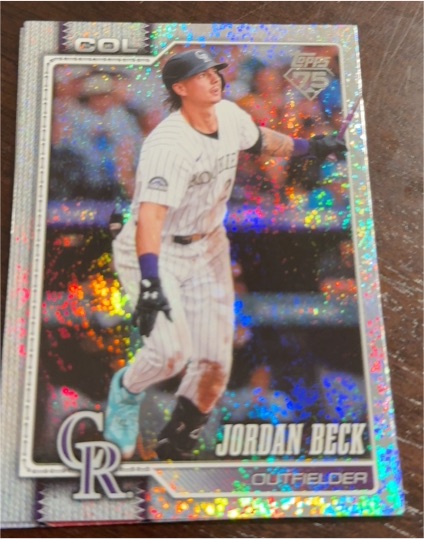 2026 Topps Series 1 #12 Jordan Beck — front