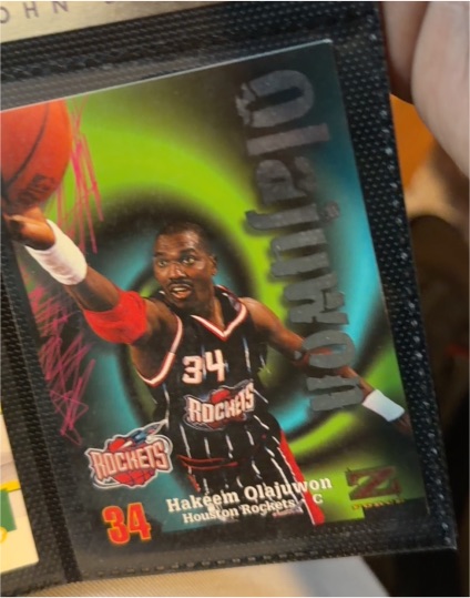 1997-98 SkyBox Z-Force #134 Hakeem Olajuwon — front