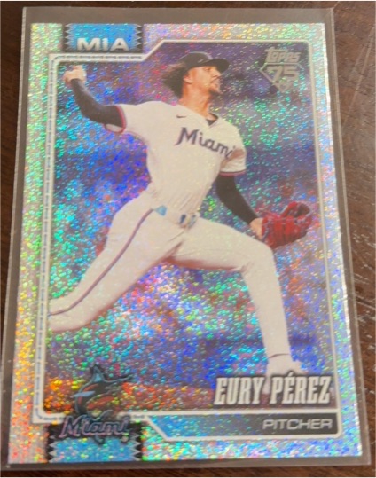 2026 Topps Series 1 #285 Eury Pérez — front
