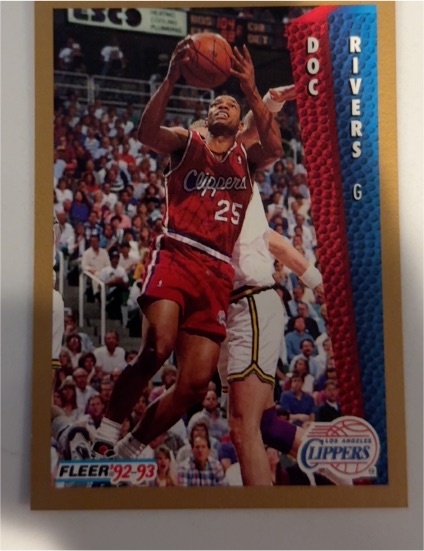 1992-93 Fleer #103 Doc Rivers — front