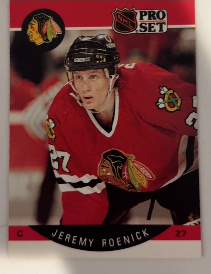 1990-91 Pro Set #58 Jeremy Roenick — front