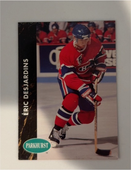 1991 Parkhurst #85 Éric Desjardins — front