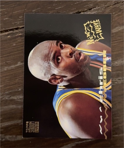 1993 Topps Stadium Club New Wave #268 Chris Webber — front