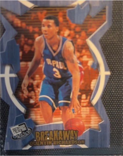 2000 Press Pass Breakaway #BA8 Quentin Richardson — front