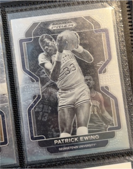 2022-23 Panini Prizm Draft Picks #38 Patrick Ewing Georgetown Hoyas — front