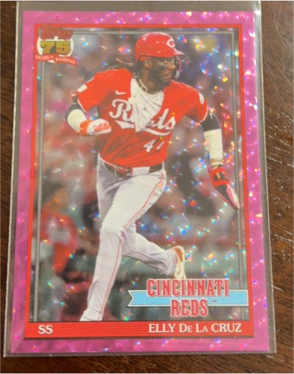 2026 Topps Series 1 1991 #T91-22 Elly De La Cruz — front