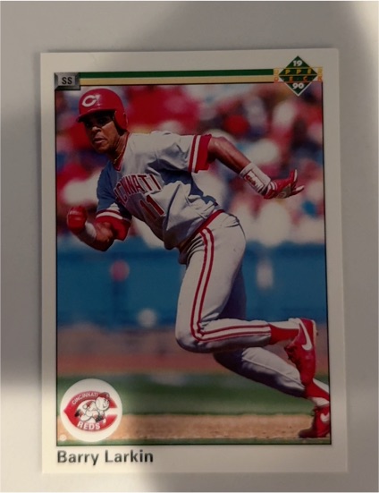 1990 Upper Deck #167 Barry Larkin — front