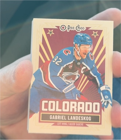 2024-25 O-Pee-Chee #314 Gabriel Landeskog — front