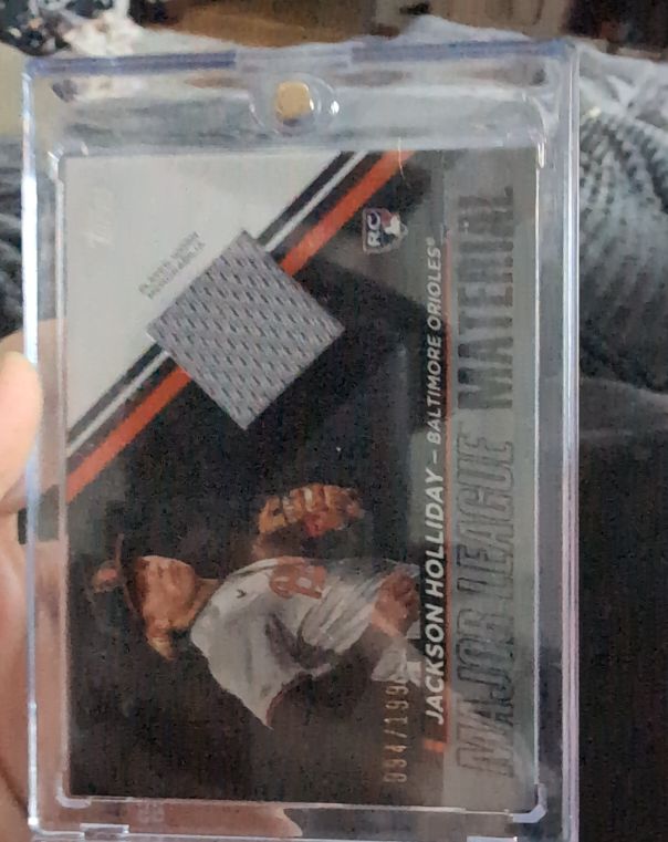 2024 Topps Update Major League Material #MLMU-JH Jackson Holliday — front