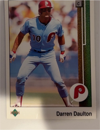 1989 Upper Deck #448 Darren Daulton — front