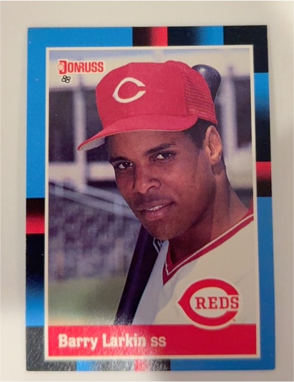 1988 Donruss #492 Barry Larkin — front