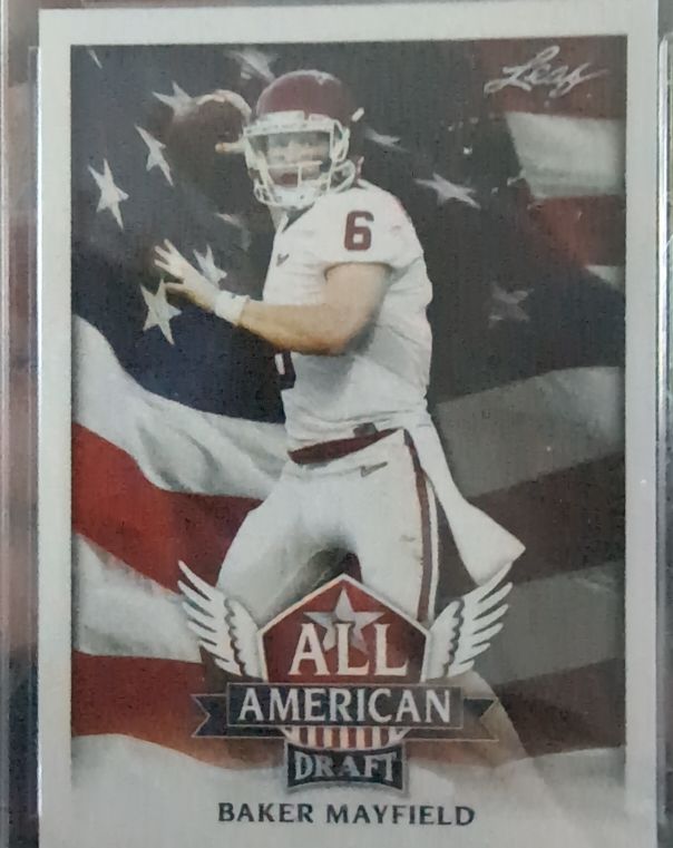 2018 Leaf Draft All American #AA-02 Baker Mayfield — front