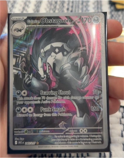 2021 Pokémon Ascended Heroes #245 Galarian Obstagoon — front