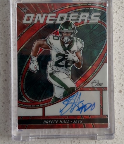 2023 Panini One The Oneders #370 Breece Hall — front