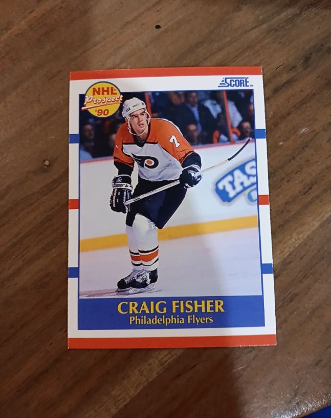 1990 Score #412 Craig Fisher — front