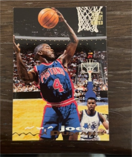 1993-94 Topps Stadium Club #335 Joe Dumars — front