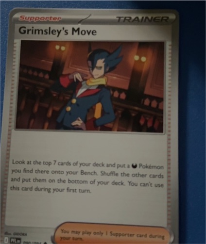 2025 Pokémon ME02: Phantasmal Flames #090 Grimsley's Move — front