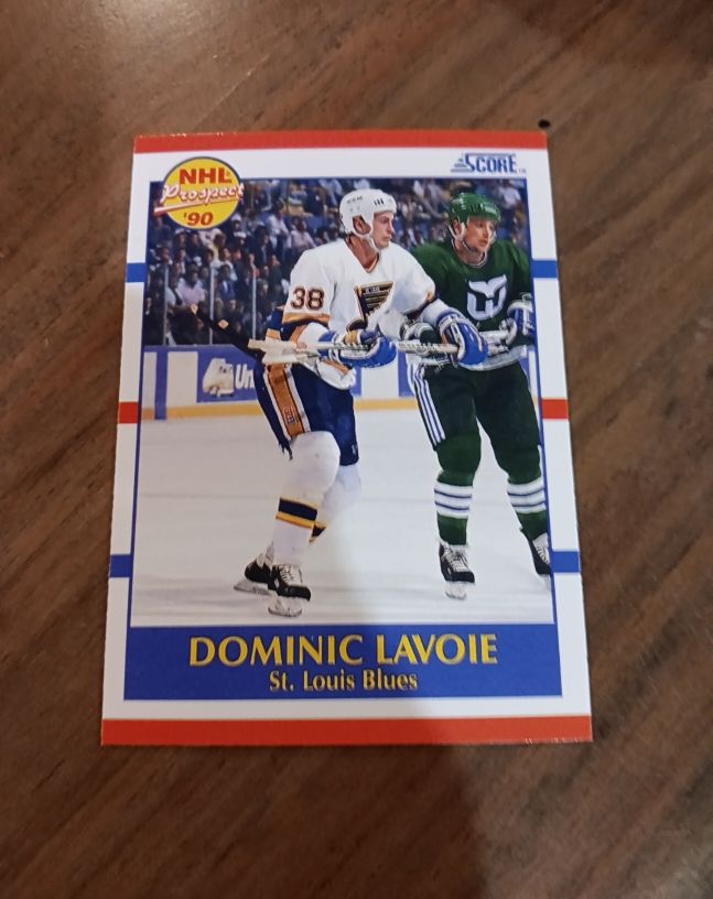 1990 Score #416 Dominic Lavoie — front