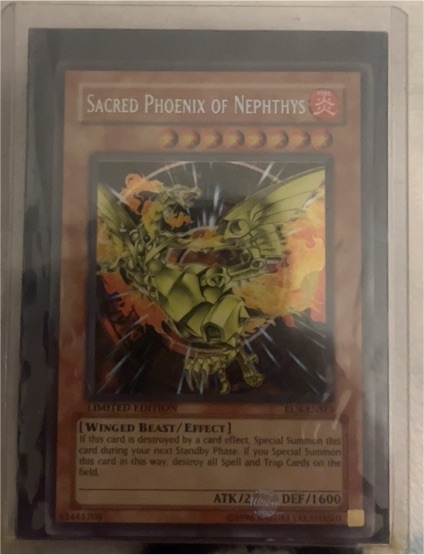 Yu-Gi-Oh! 2007 Elemental Energy #EEN-ENSE3 Sacred Phoenix of Nephthys — front